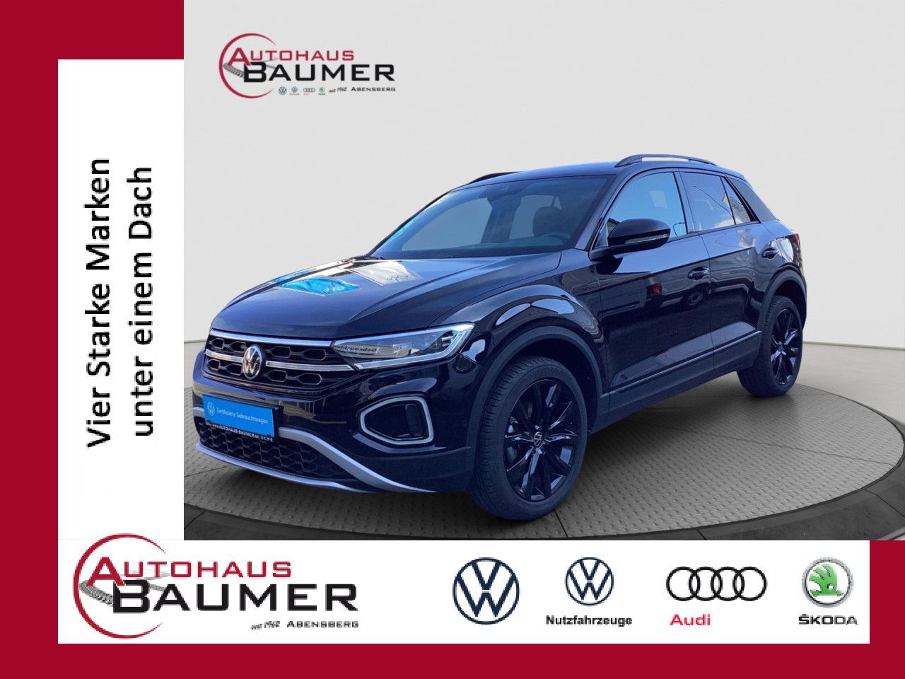 Volkswagen T-ROC Style 1.5 TSI DSG Navi LED Black-Style