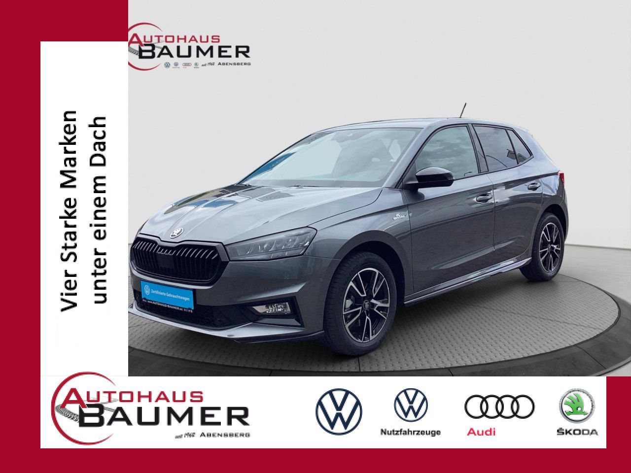 SKODA Fabia Monte Carlo 1.0 TSI DSG Kamera LED Klima
