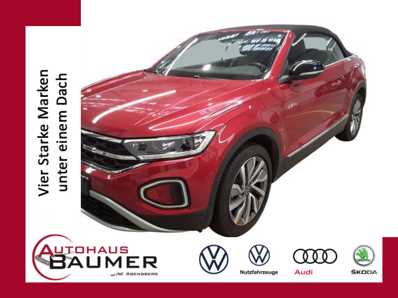 Volkswagen T-Roc Cabriolet GOAL 1.5 TSI DSG Navi LED Plus